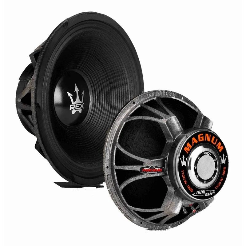 Alto Falante Woofer Magnum Rex 1100W rms 4 Ohms 12 Polegadas